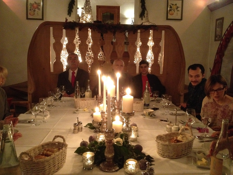 Giulietto, Lorenzo e Gorbachev con la famiglia - Germania, 2013