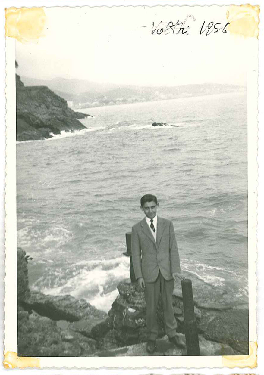 Giulietto al mare - Voltri, 1956