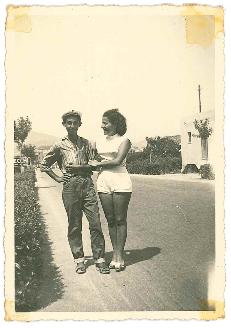 Giulietto con un'amica - Anni '60