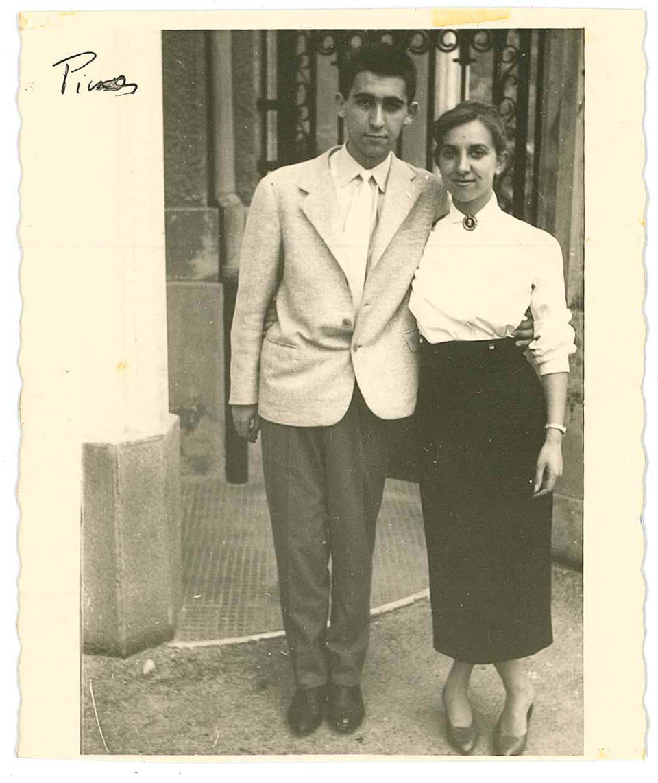Giulietto con un'amica - Anni '60