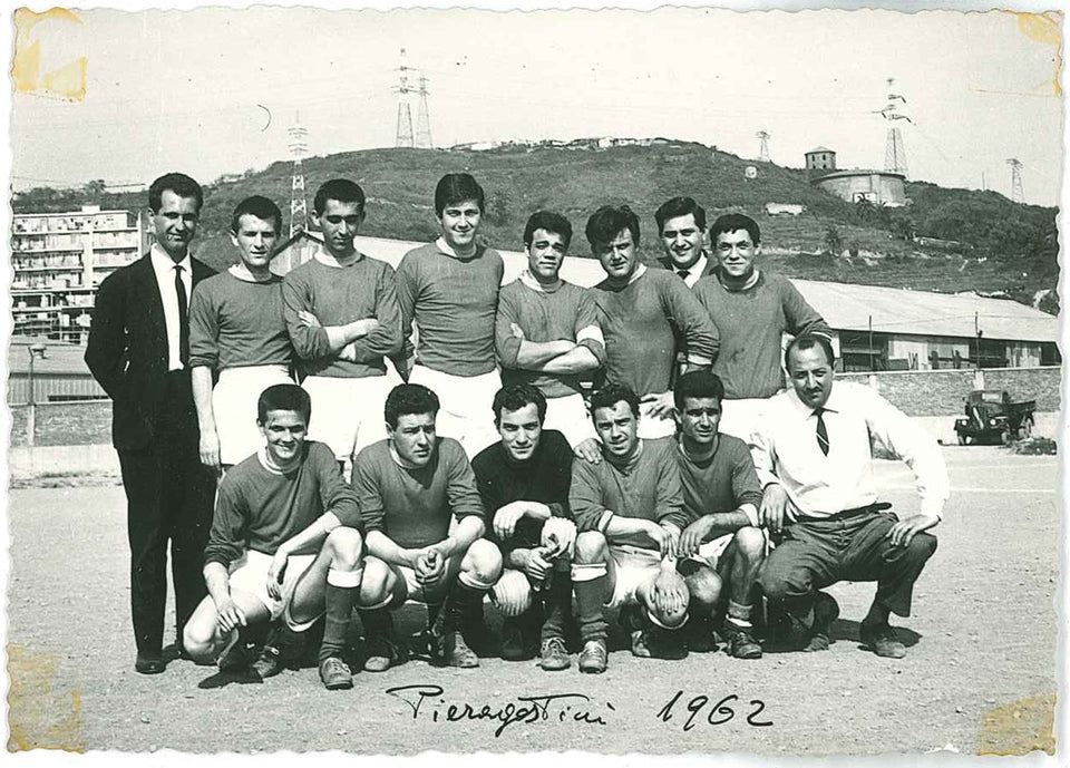 Giulietto con la squadra - 1962