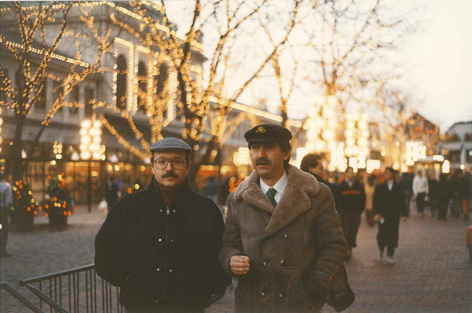 Giulietto con Roberto Toscano, un diplomatico Italiano - Mosca, anni '80